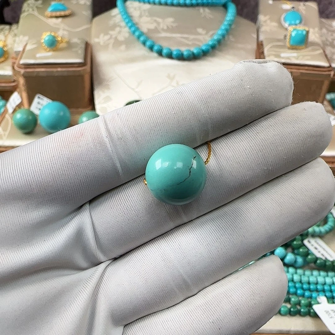 绿松石未镶嵌13mm+