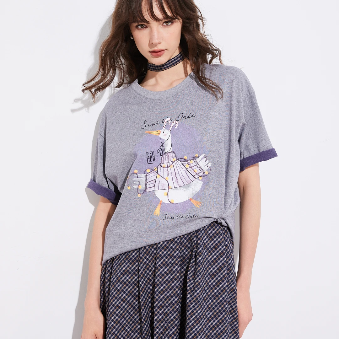 【女装优选WL】Basic House/百家好 短袖T恤女 上衣B0015C53392