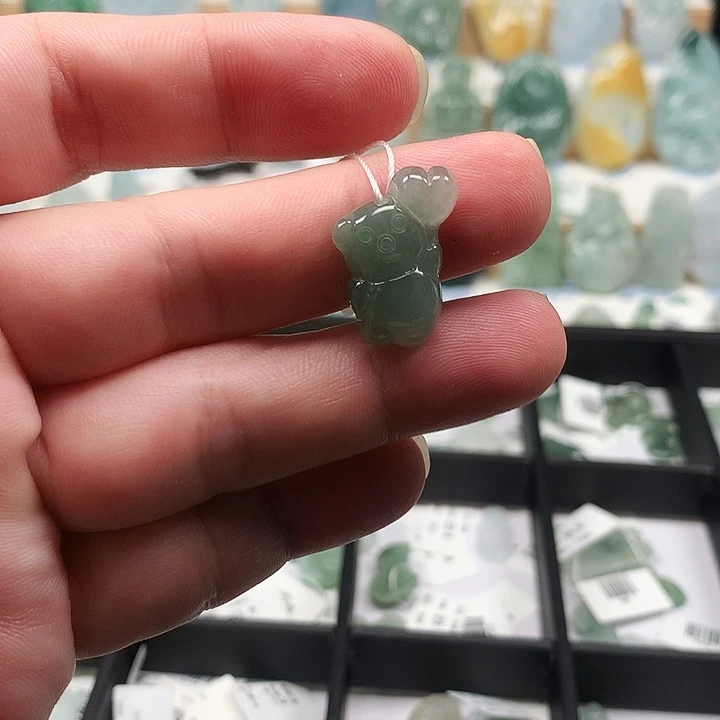 吊坠(不含链)未镶嵌翡翠56小熊