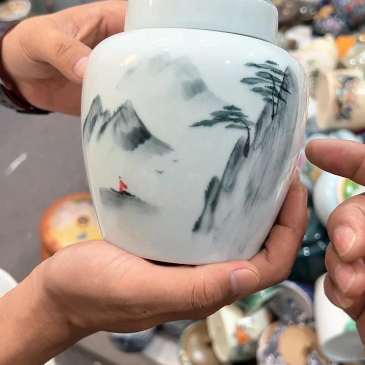 瑕疵福利品陶瓷茶叶罐