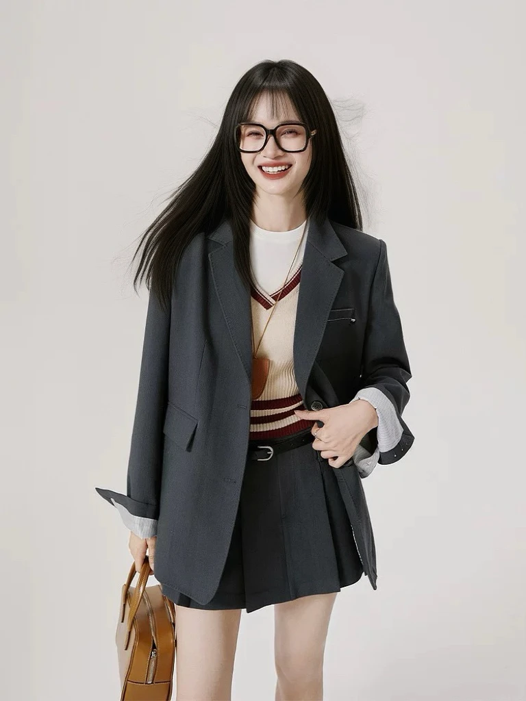 【程婉迎】气质高级感搭配2025新款春季女装设计师小香风时尚套装