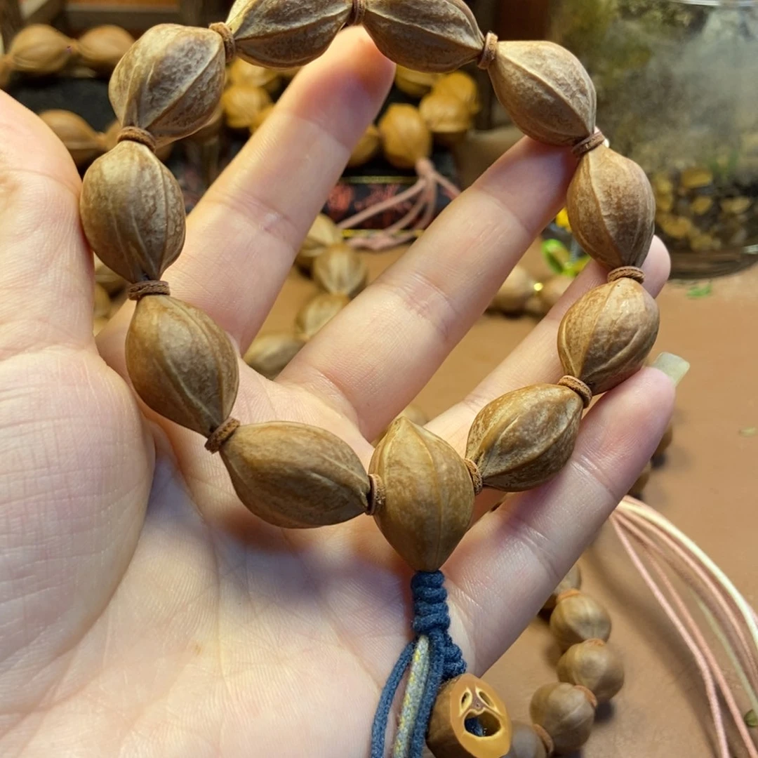 随***@橄榄核手串/手链1625，梅林铁核