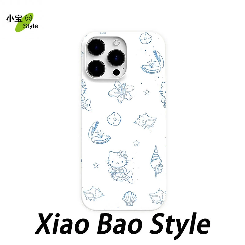 贝壳KT猫适用苹果16pro手机壳iphone15小众14pro/13趣味小米/oppo