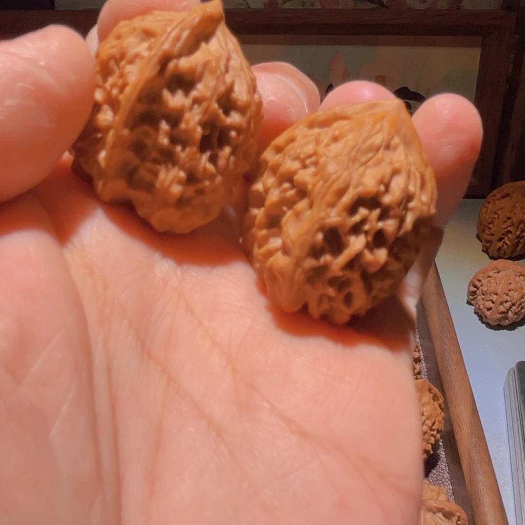 瑞麟文玩核桃鸡心 30+.30+.36
