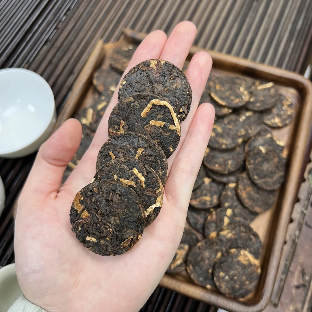 陈皮普洱 小鹿收茶 熟普+陈皮 5月30