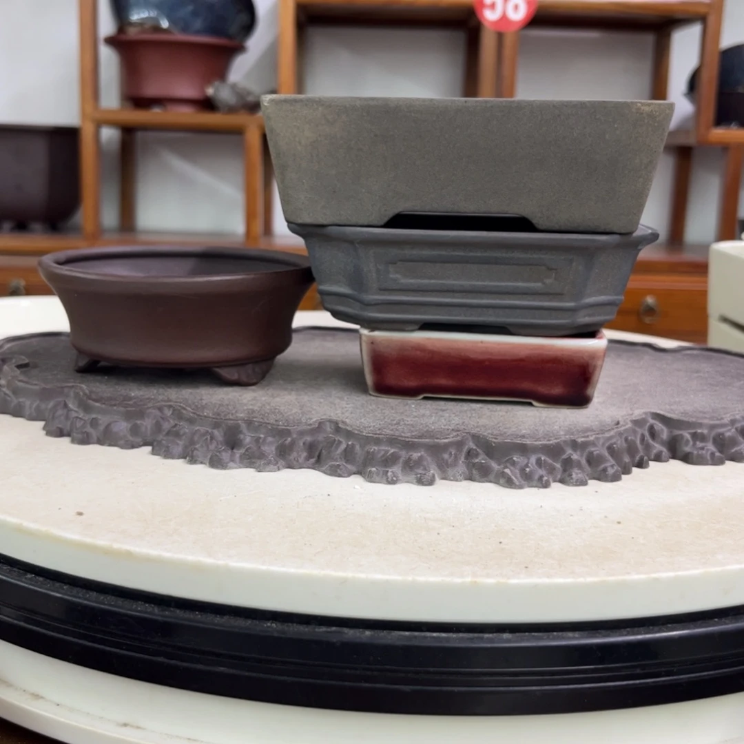 紫砂花盆飛*瑕疵4个。。。。