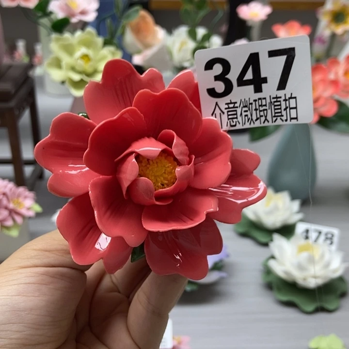陶瓷手工制作陶瓷花