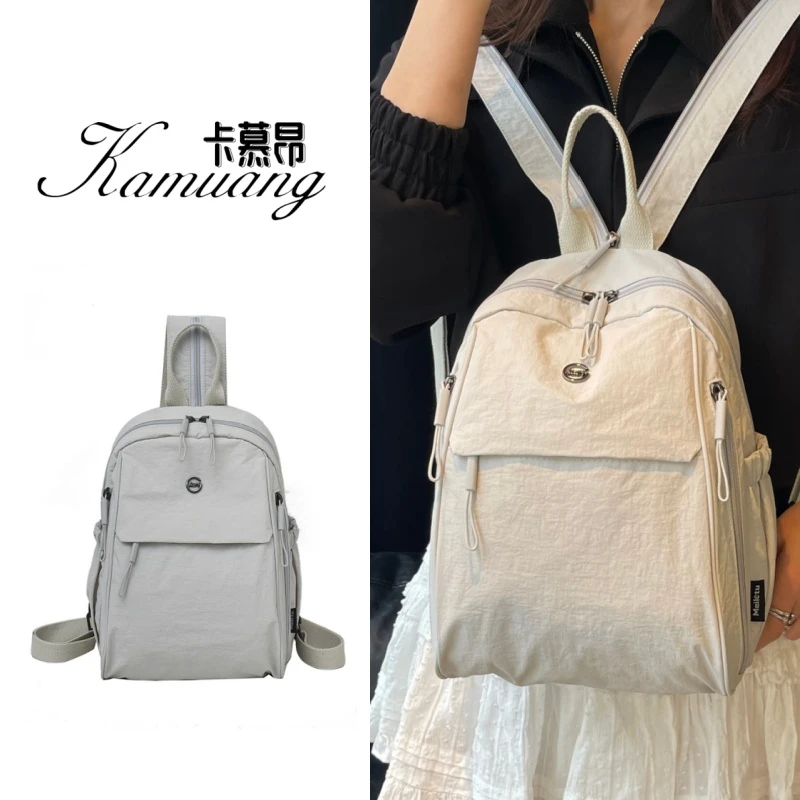 2025轻奢多功能单肩潮流双肩背包斜挎背轻便包韩版休闲外出五用包