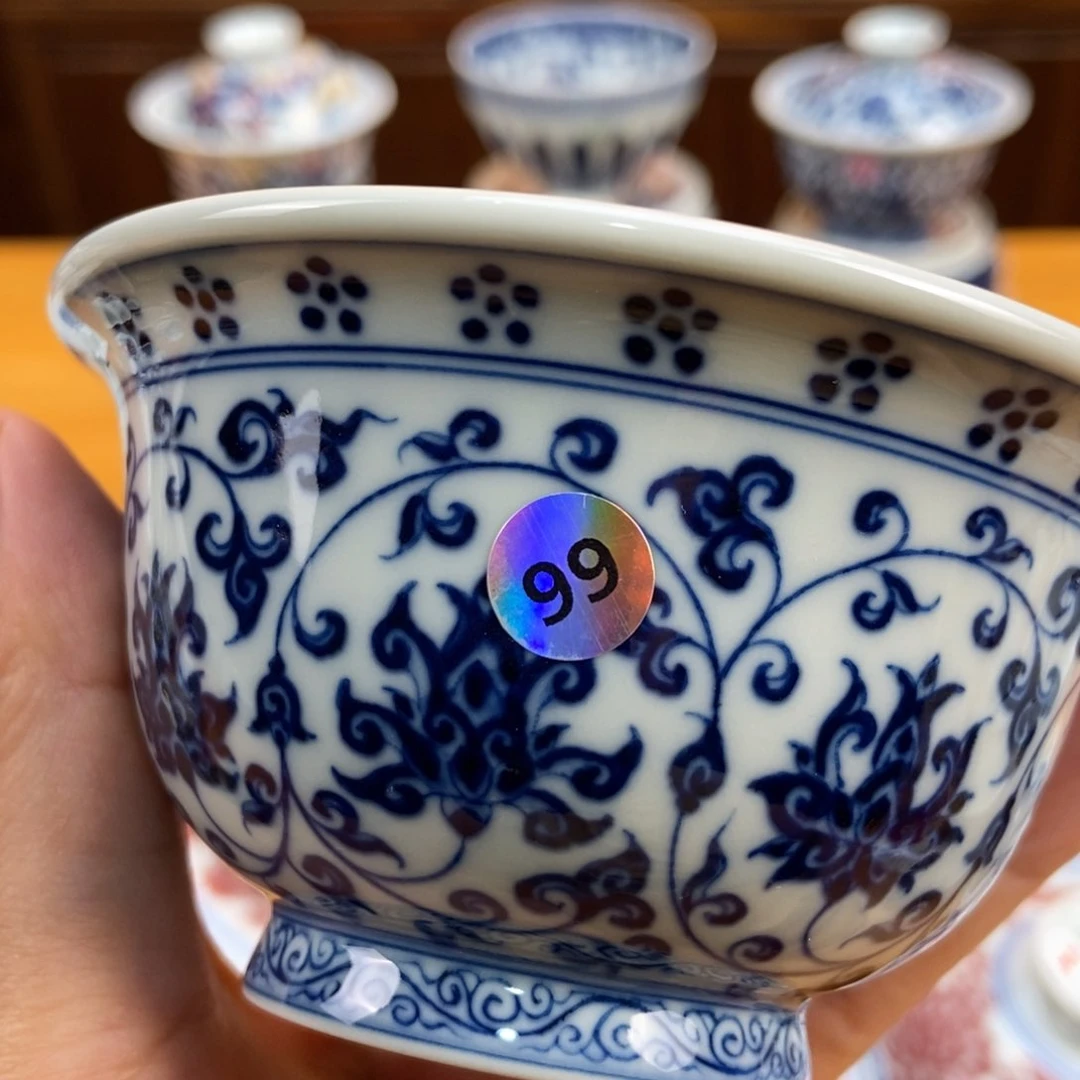 手绘现代茶具非古董