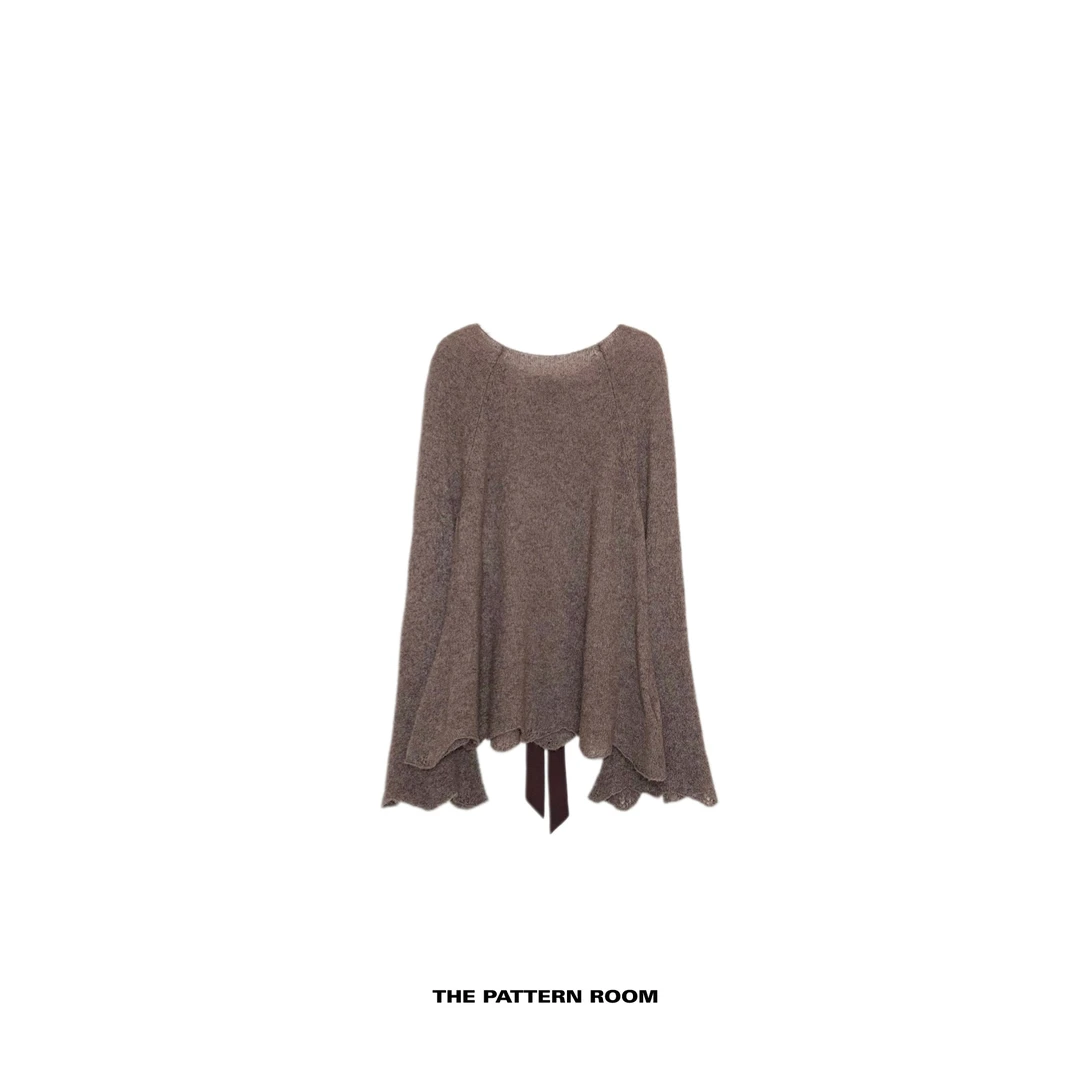The pattern room｜织物之美软波纹飘带柔织上衣