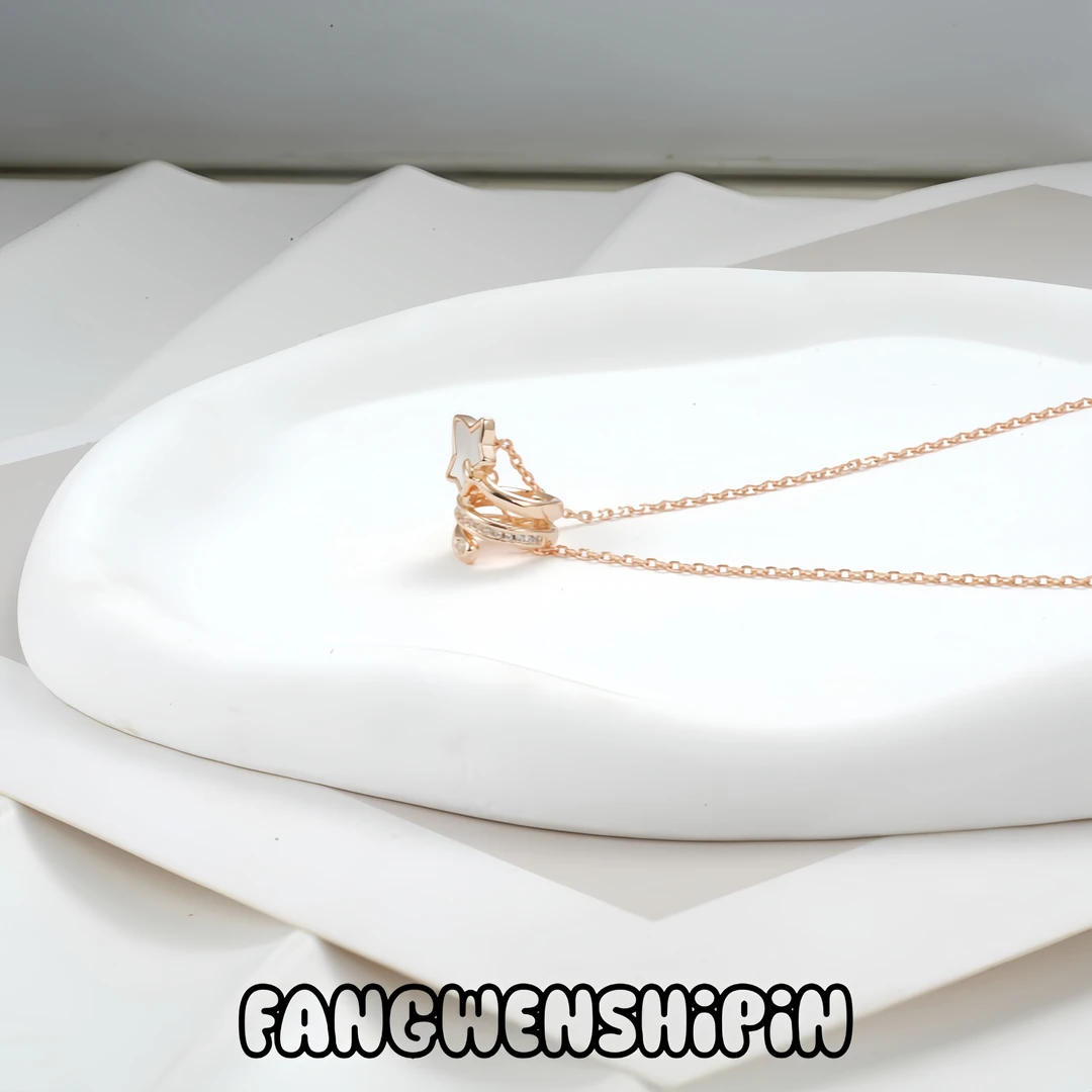 铜合金项链 项链4642（43+6cm)  白色