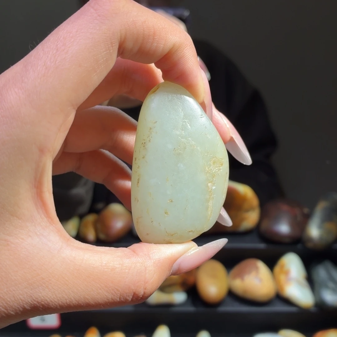 和田玉未镶嵌挂件86.4