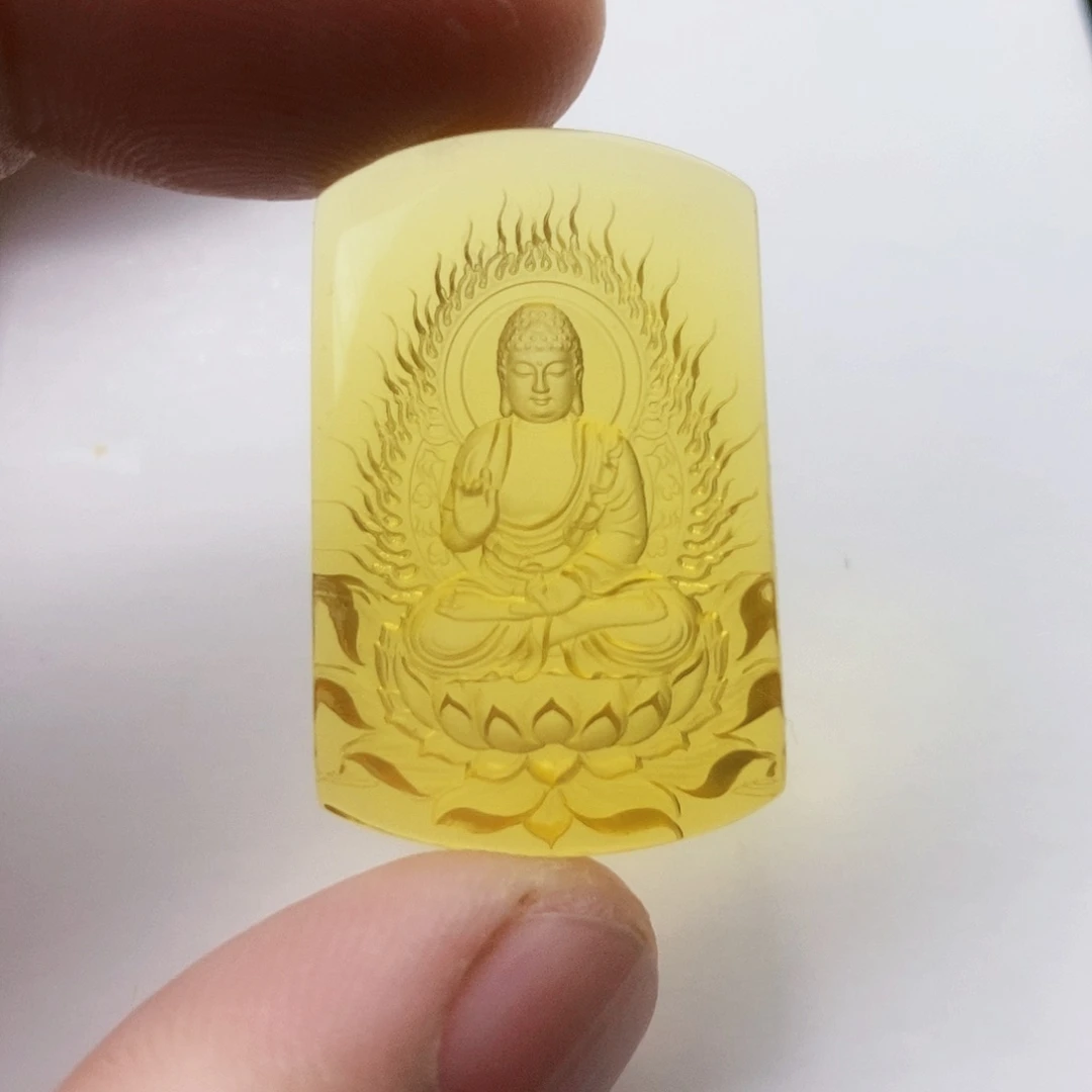 【闪购商品】蓝珀吊坠(不含链)未镶嵌
