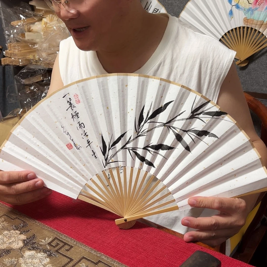 书法手写手绘作品8寸玉竹一蓑烟雨任平生