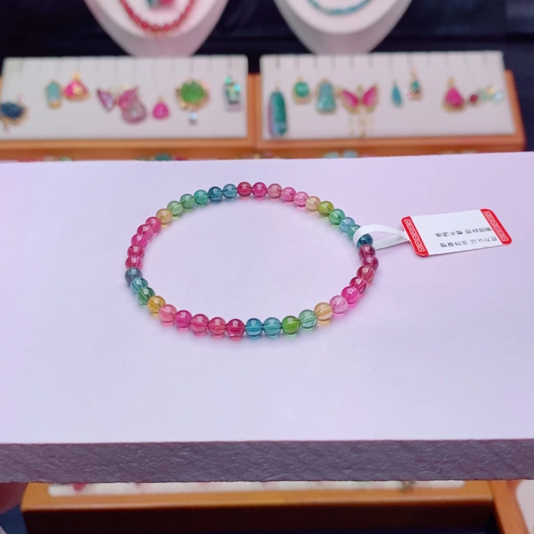 碧玺单圈手链m未镶嵌