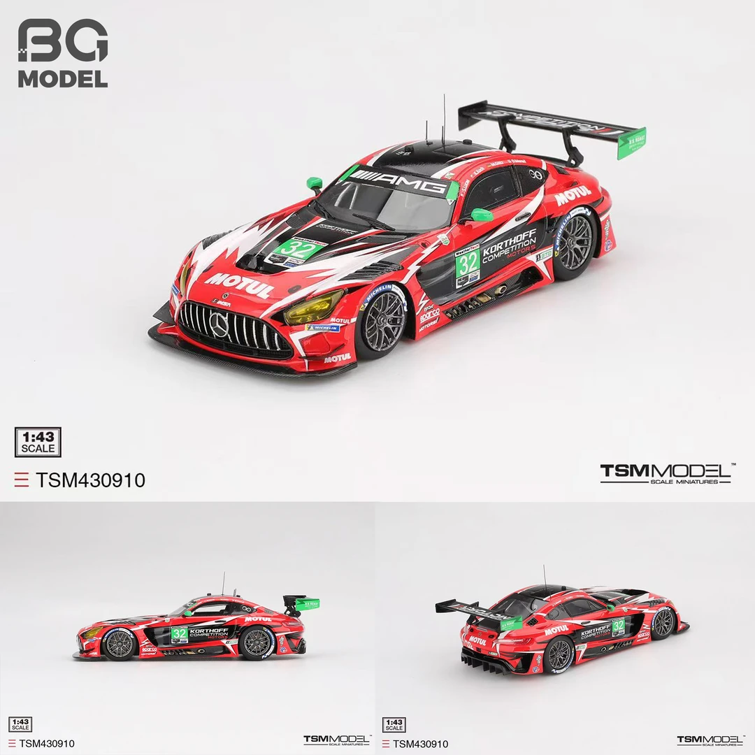 TSM 1:43奔驰AMG GT3 #32 Korthoff Competition赛车树脂汽车模型