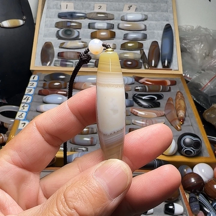 玛瑙/玉髓未镶嵌吊坠(不含链)