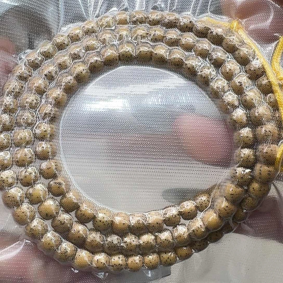 星月菩提手串161傲世半臂大留白黄河豚108 65