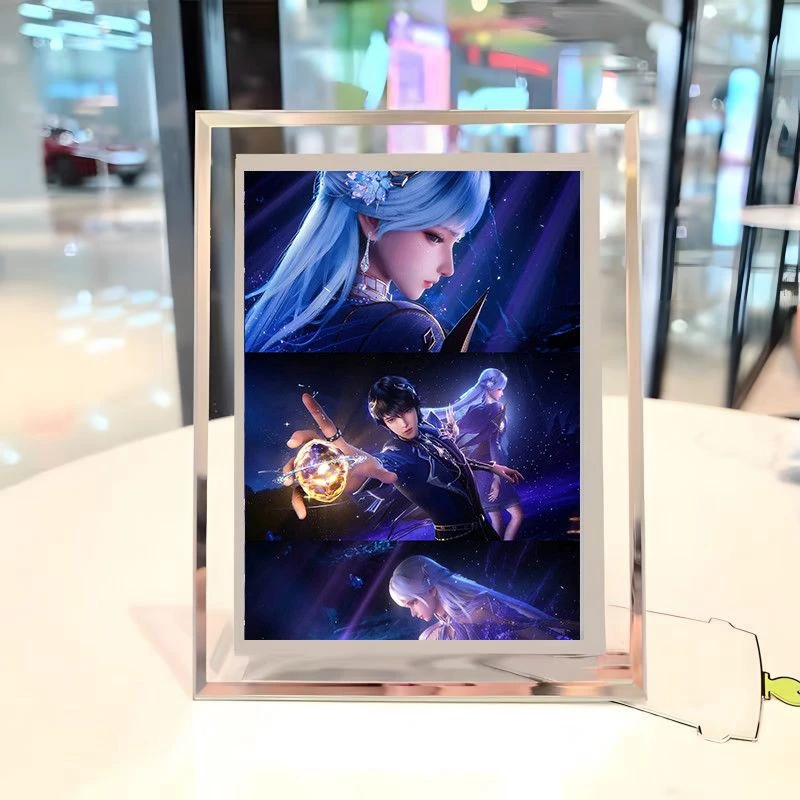 神印王座龙皓晨圣采儿立体相框送闺蜜朋友生日礼物摆件定制照片