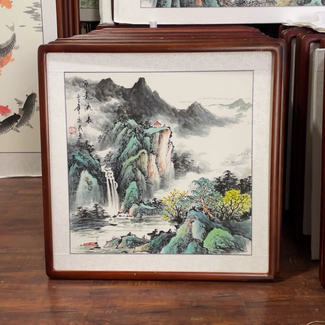 国画带框尺寸63*63厘米