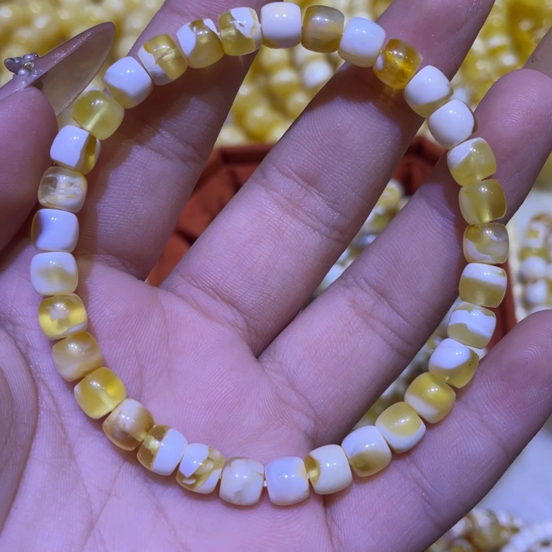 手绳琥珀未镶嵌6.3m