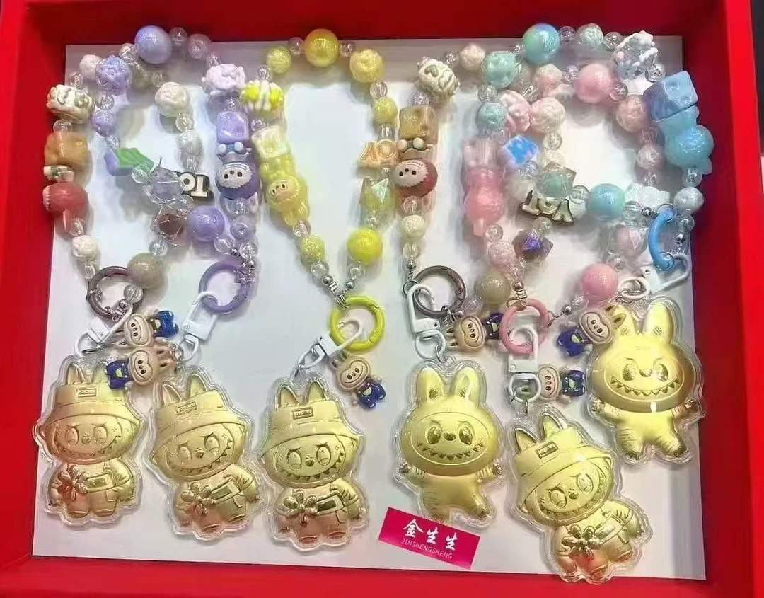 拉萨发货西藏包邮999钥匙扣啦布布手机链绳卡通包包挂链车载挂件