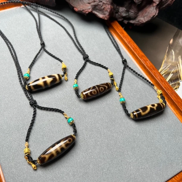 【艺心珠宝】黑金玛瑙项链多样性发货/发一件T09220