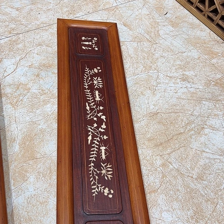 董***梅香榧木精美雕刻挂件花板