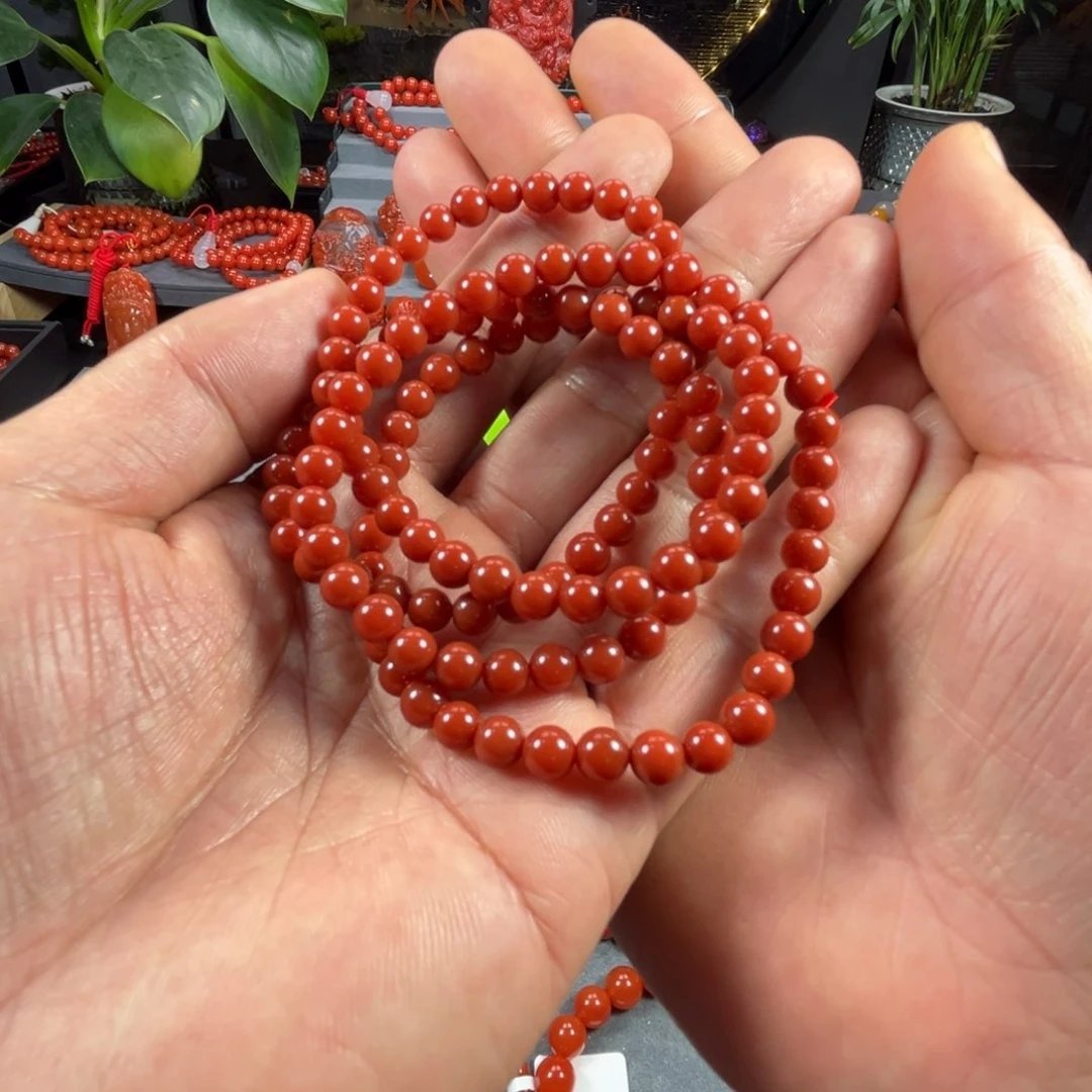 南红玛瑙手链未镶嵌?****?