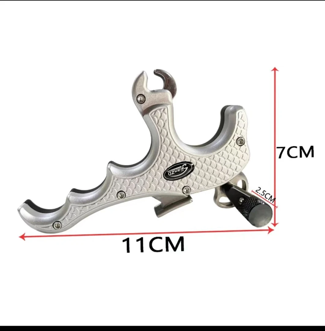龙鳞撒放辅助器四指不锈钢机械握撒户外可调节大小