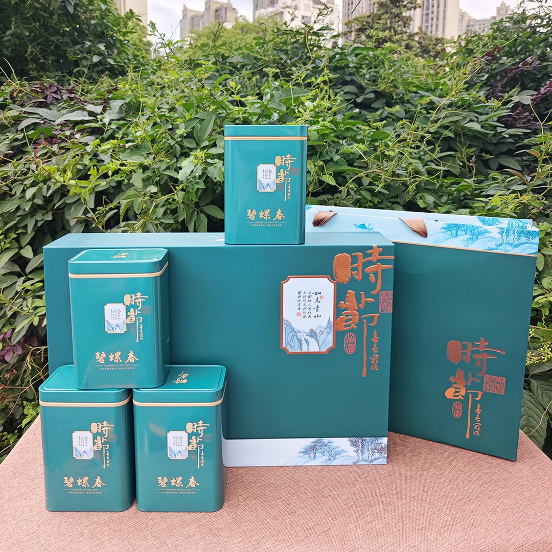 杯口留香碧螺春礼盒茶新茶200克2025春茶香浓口粮绿茶茶叶