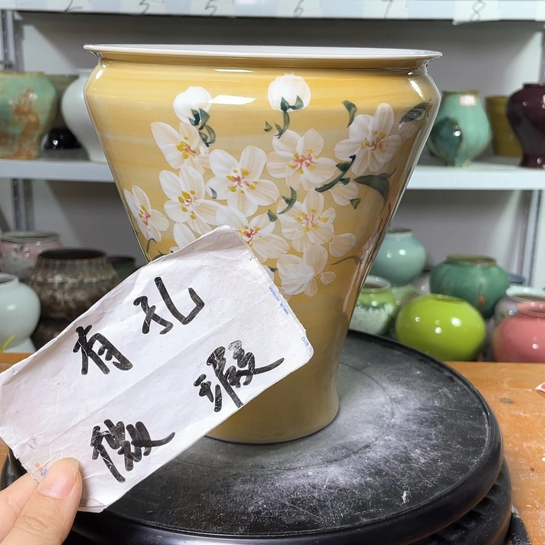 景德镇陶瓷花盆花器微瑕258