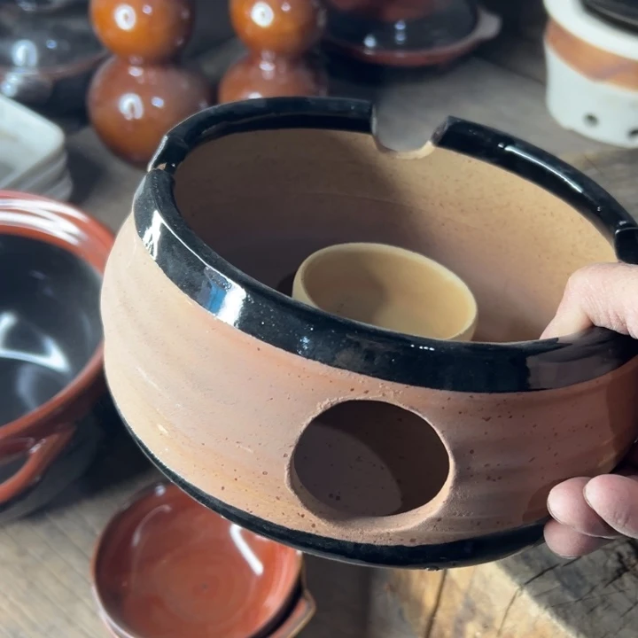库存尾货酒精炉土陶口径18