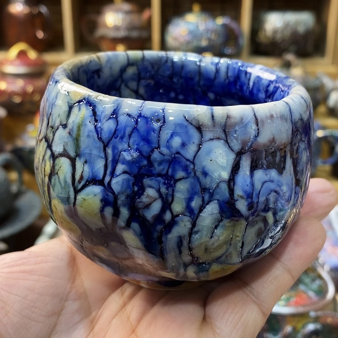 粗陶志野柴烧茶器