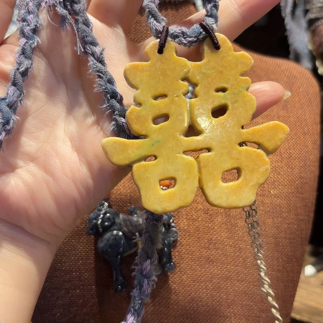 翡翠颈饰未镶嵌原创