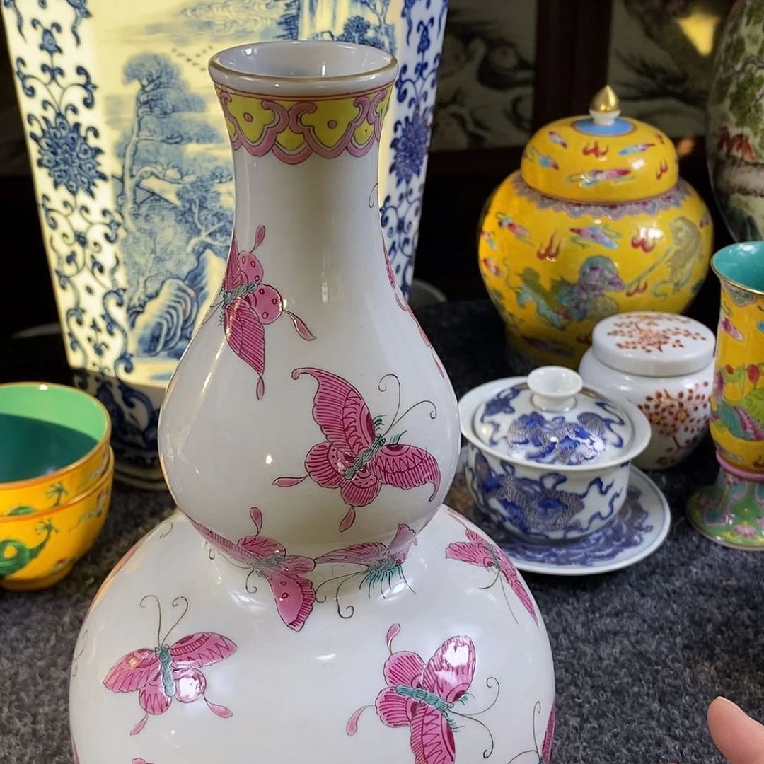 手工手绘陶瓷摆件工艺品