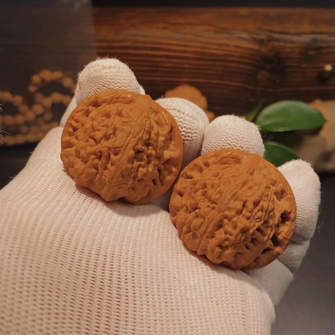 文玩核桃把件A283望月36.5