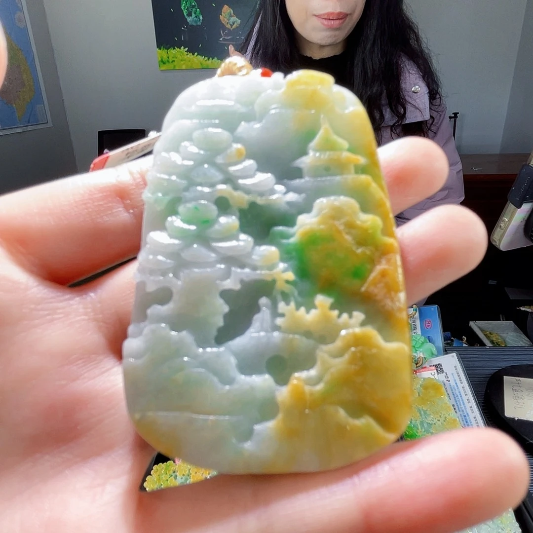 颈饰未镶嵌翡翠翡翠