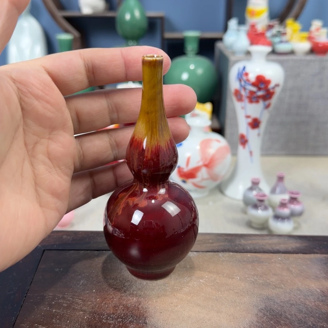 陶瓷手工小花器摆件