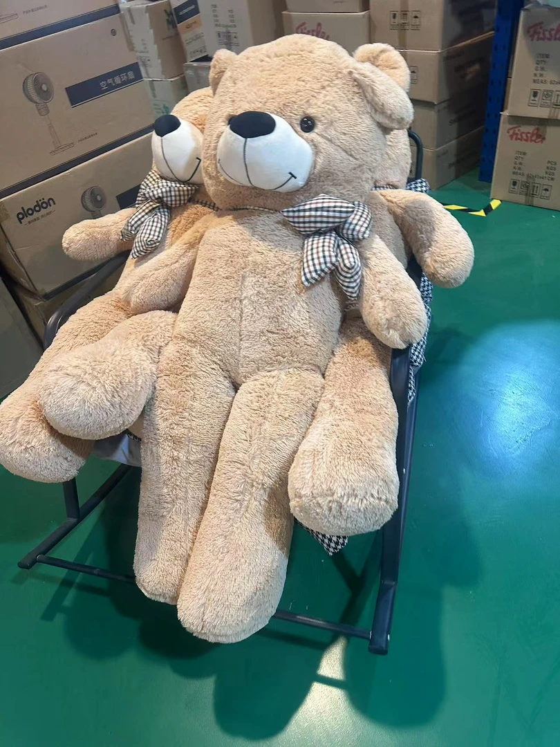 毛绒公仔玩偶白粉棕色大号泰迪熊公仔布娃娃玩具女友女生儿童抱枕