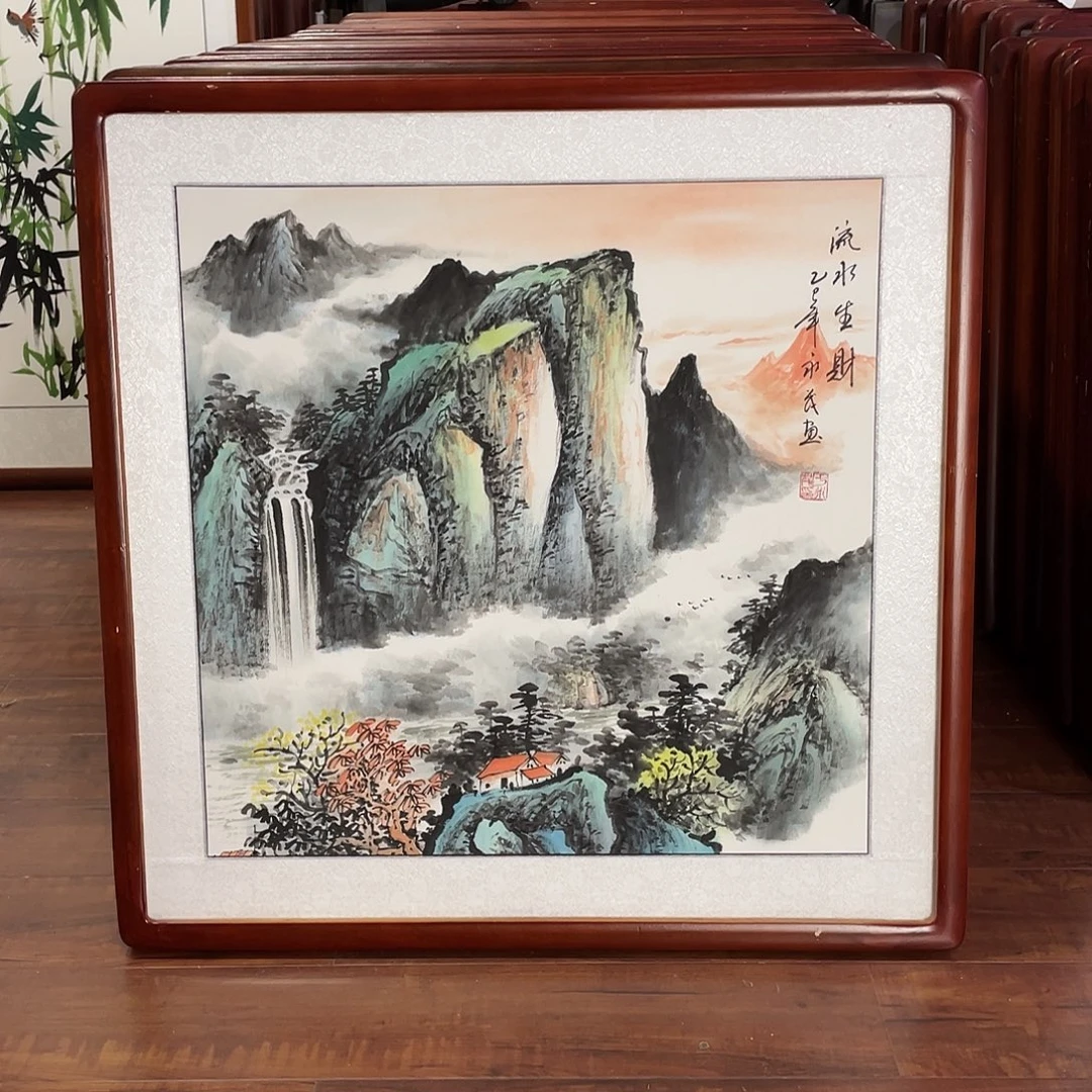 国画带框尺寸63*63厘米