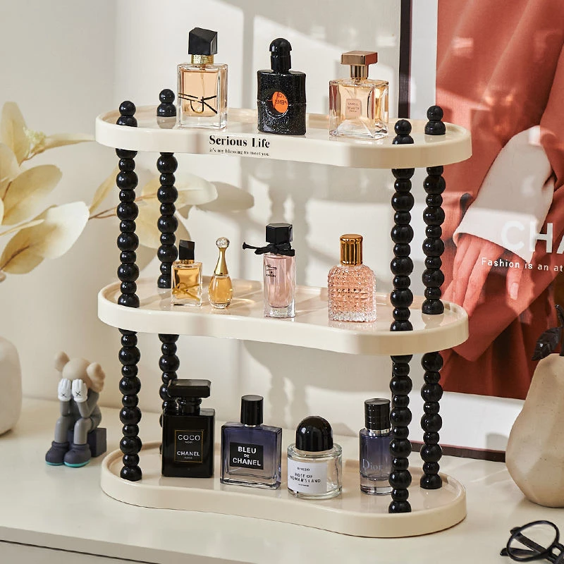 新疆包邮 —奶油风多层置物架桌面水吧台马克杯收纳架