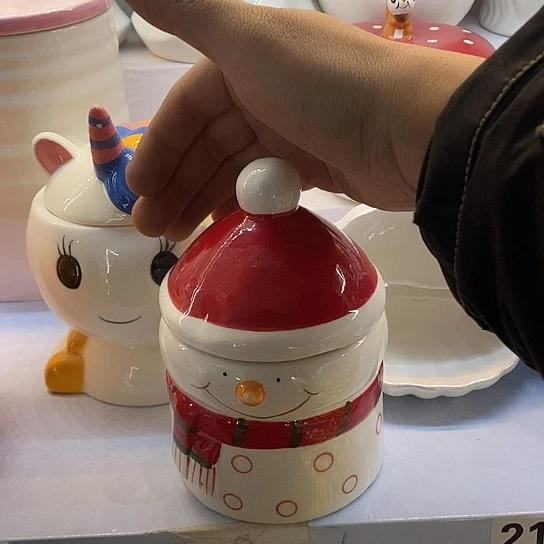 摆件陶瓷微瑕摆件冰裂