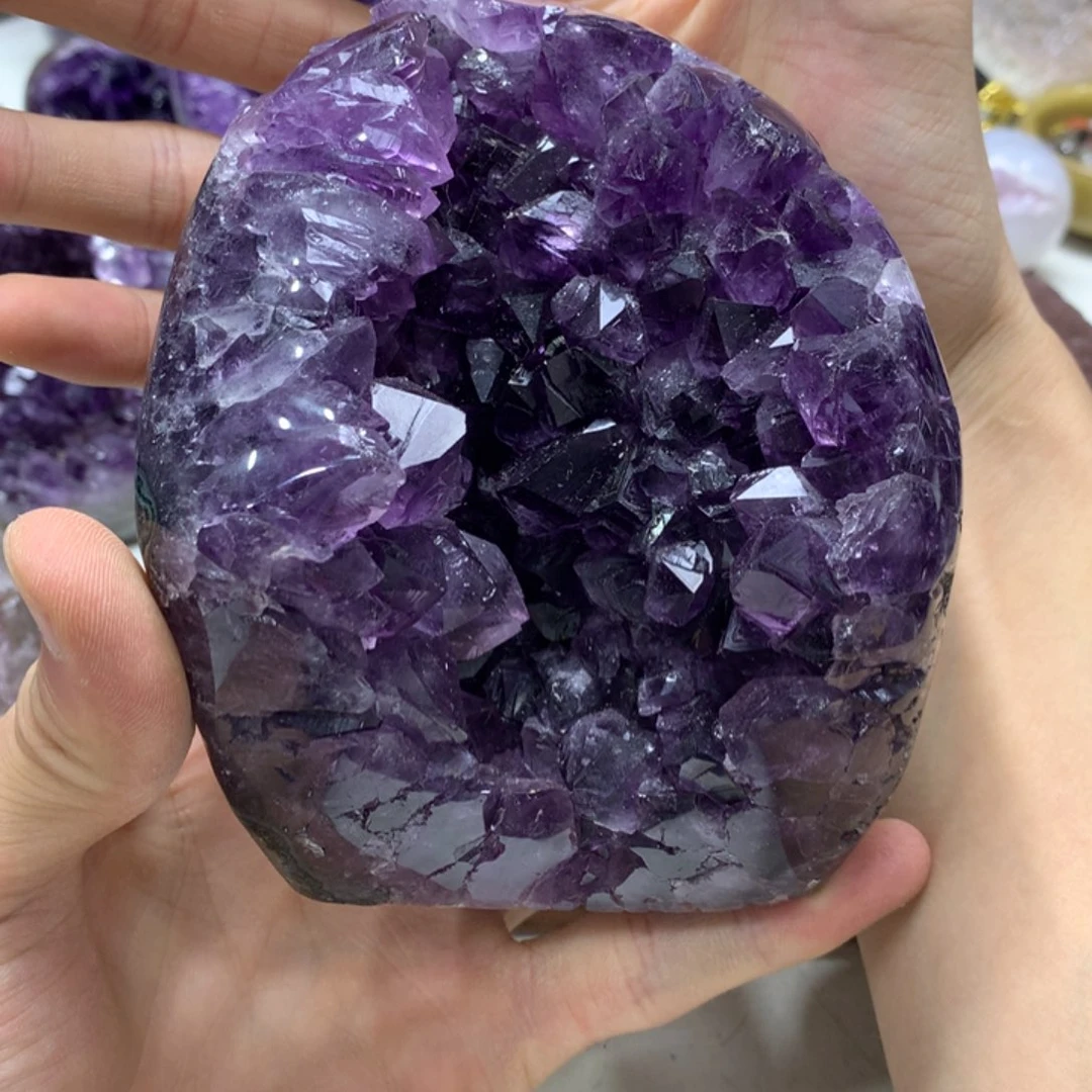 紫晶珠宝半成品未镶嵌