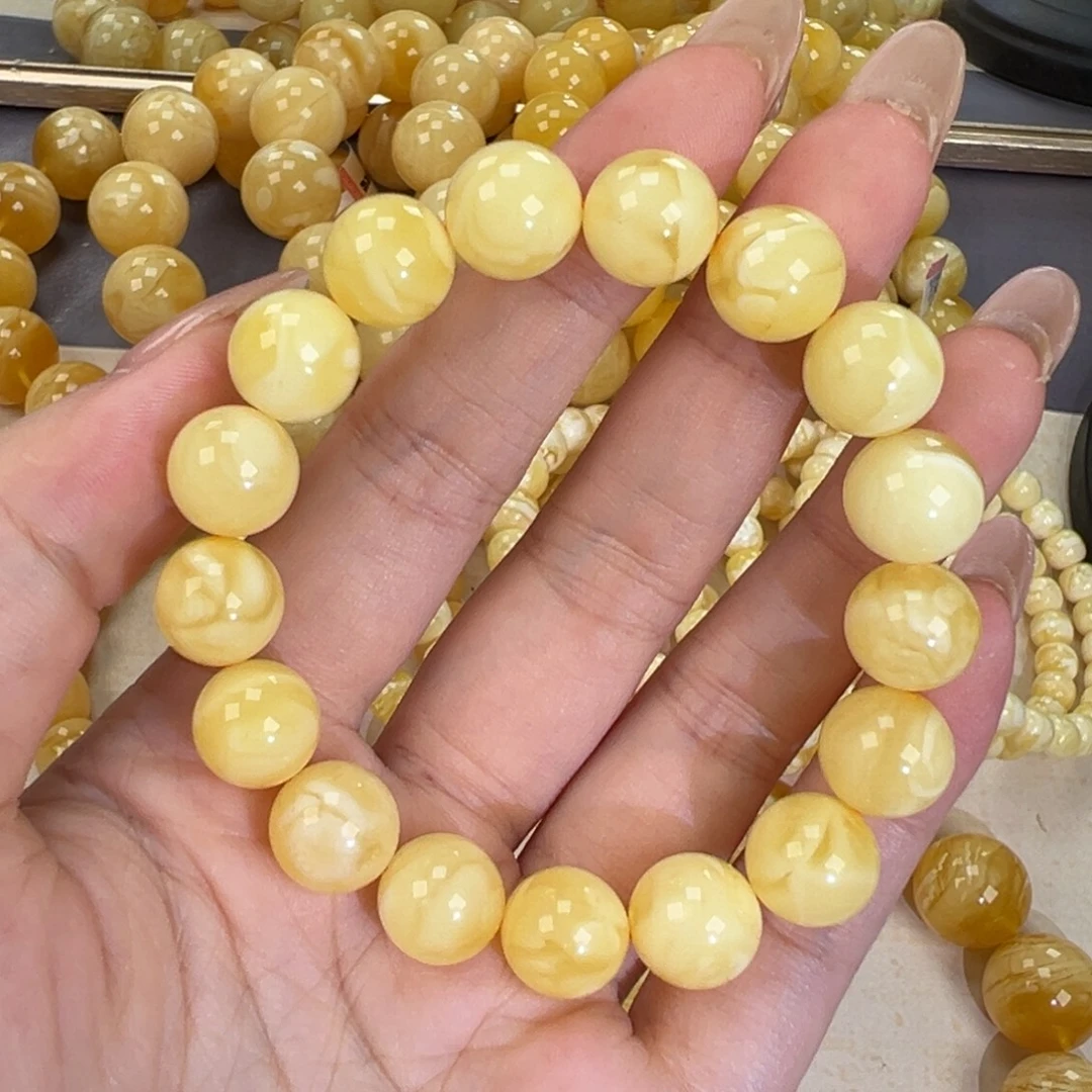 手链琥珀未镶嵌15.1妖花