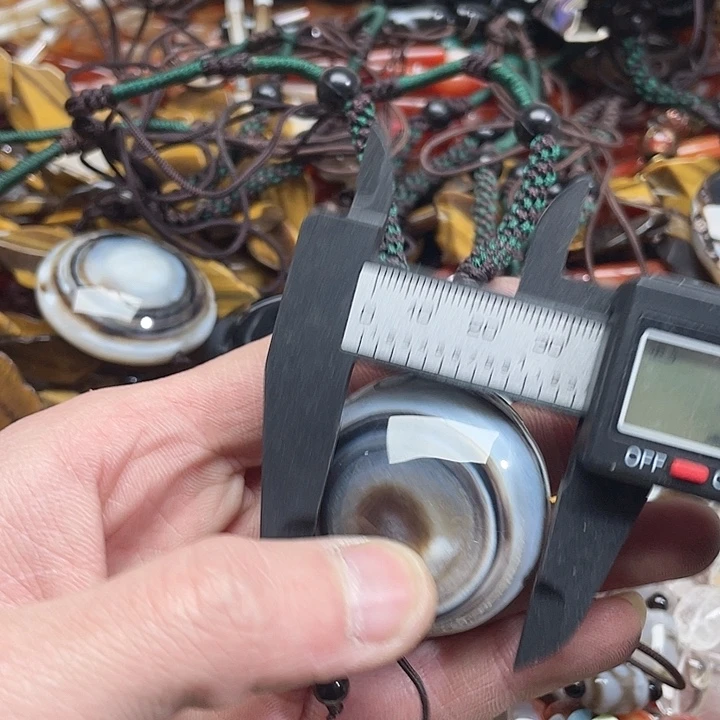 玛瑙/玉髓珠宝半成品未镶嵌川**竹一个玛瑙项链