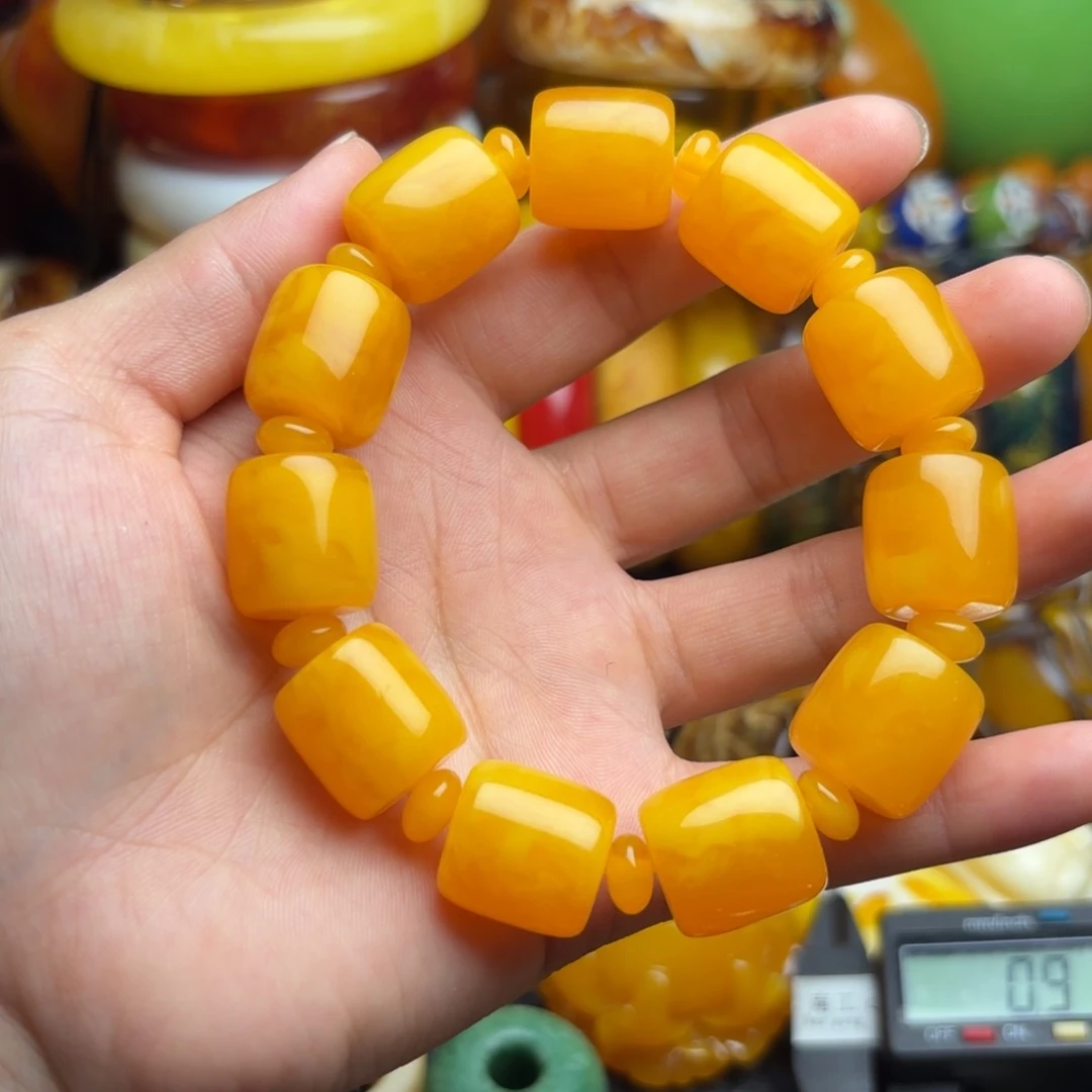 未镶嵌琥珀手串蜜蜡