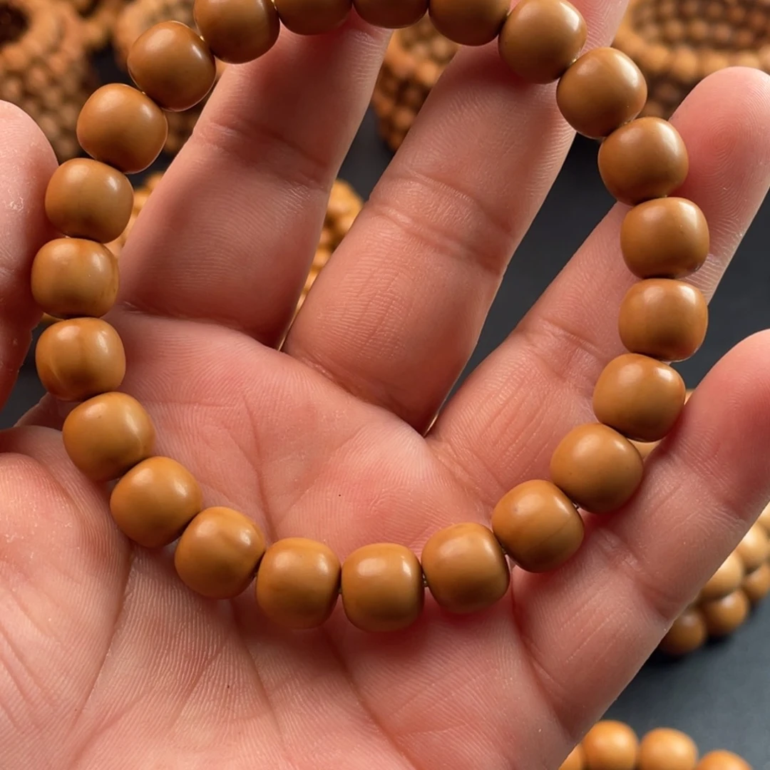 猴头核桃手串全品自然走色手工干抛小老型