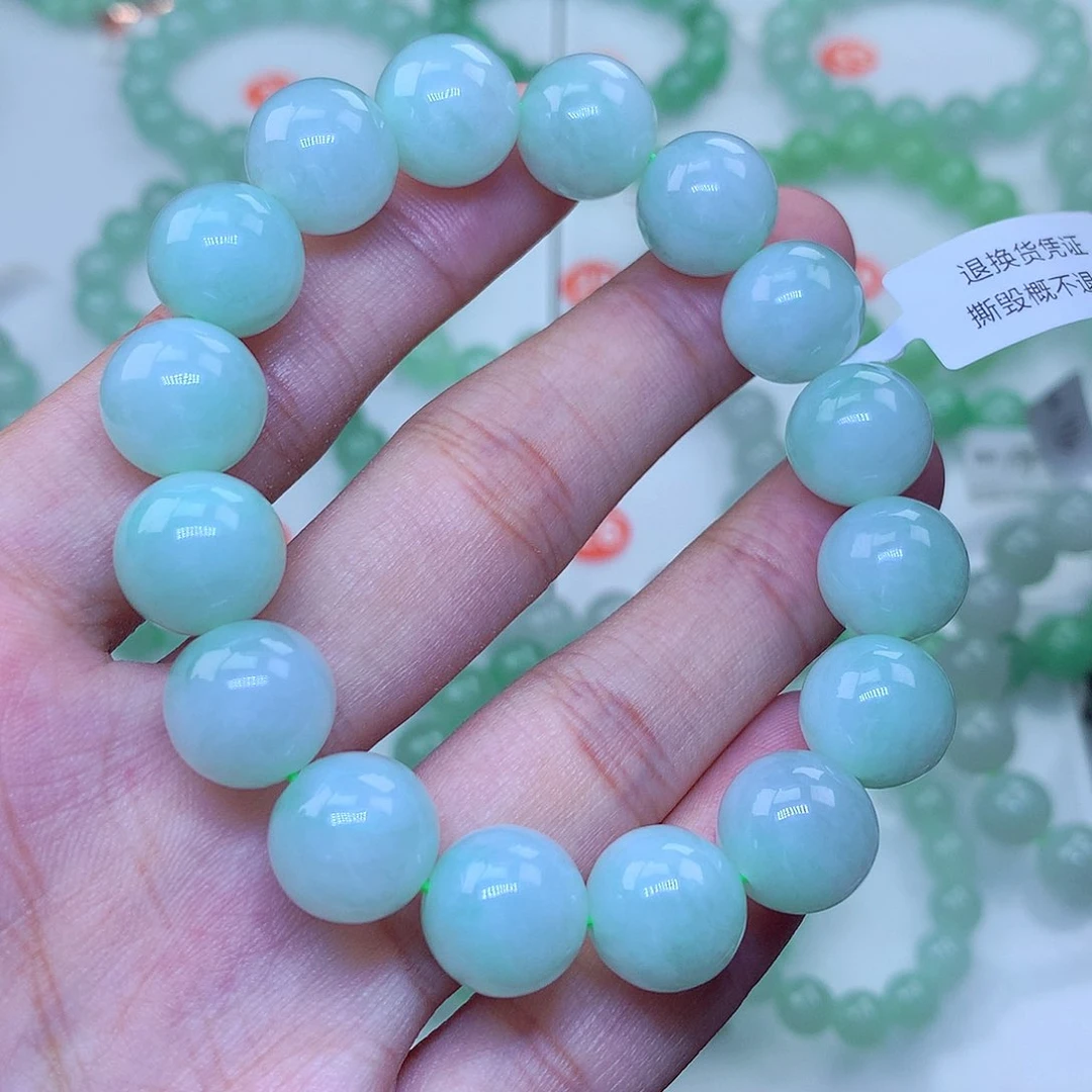 翡翠未镶嵌毛衣链