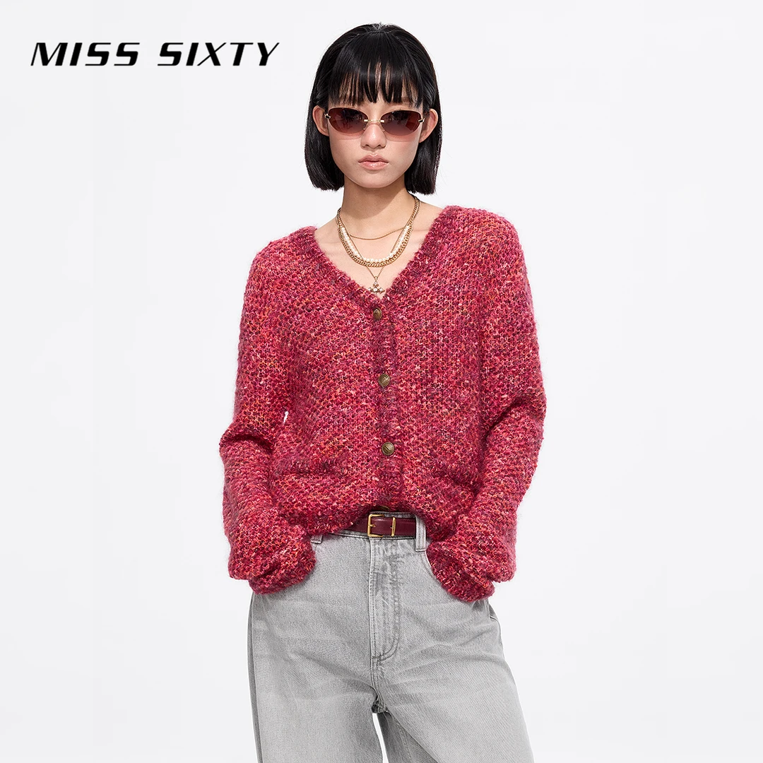 【商场同款新品】Miss Sixty25新款针织外套女法式开衫欧若假日风